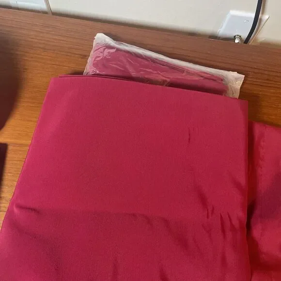 Blackout Thermal Panels French Door Curtains Apple Red, 25x72-Inches, 2 - Picture 4 of 5